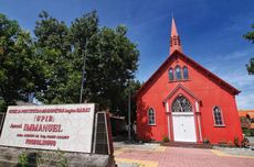 Gereja Merah, Wisata Religi di Probolinggo yang Hanya Ada 2 di Dunia