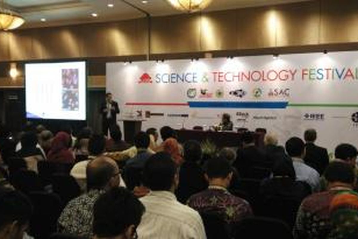 Science and Technology Festival di Bandung pada Senin (5/10/2015). 