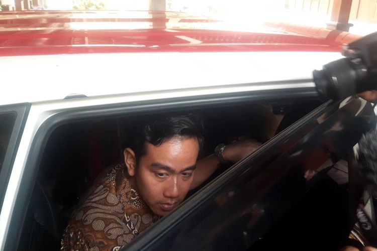 Wali Kota Solo Gibran Rakabuming Raka di Solo, Jawa Tengah, pada Kamis (29/2/2024).
