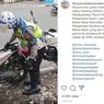 Aksi Polisi Berbagi Bensin ke Motor Pasutri Lansia yang Mogok Diganjar Penghargaan