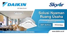 Daikin Ceiling Mounted Cassette Round Flow, AC Hemat dan Minimalis untuk Ruang Usaha Kekinian