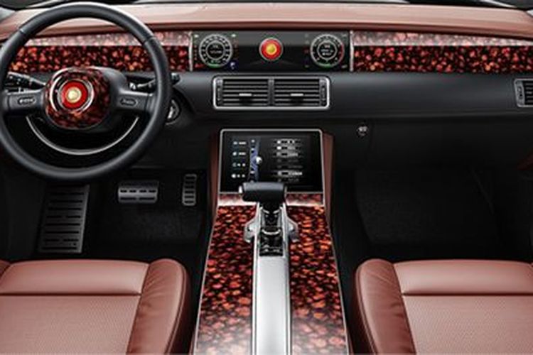 Interior Hongqi L5 yang digunakan untuk menjemput Jokowi saat berkunjung ke Beijing