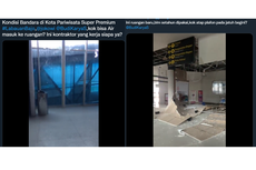Video Viral Bandara Komodo Labuan Bajo Tergenang Air dan Plafonnya Jebol, Ini Kata Kemenhub