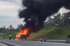 Bus Rosalia Indah Terbakar di Tol Boyolali, Tak Ada Korban Jiwa