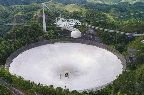 Teleskop Ikonik Puerto Riko yang Jadi Lokasi Syuting James Bond Runtuh