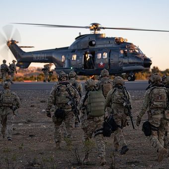 Ilustrasi pasukan khusus Angkatan Laut AS (US Navy SEAL).