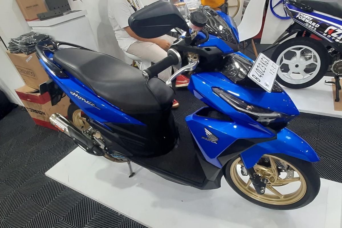 Modifikasi Honda Vario dengan pelek Chemco ARW 01 di GIIAS 2024