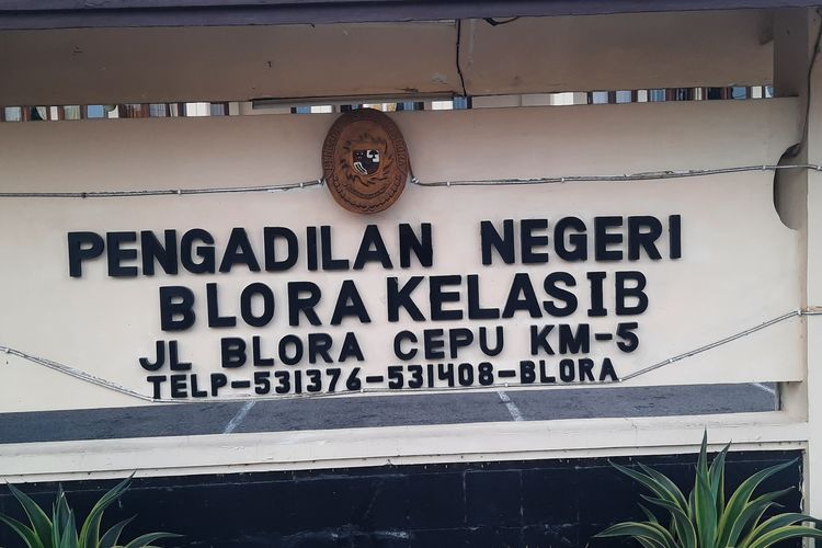 Pengadilan Negeri Blora Kelas IB di Jalan Blora-Cepu KM 5, Blora, Kamis (30/9/2021)