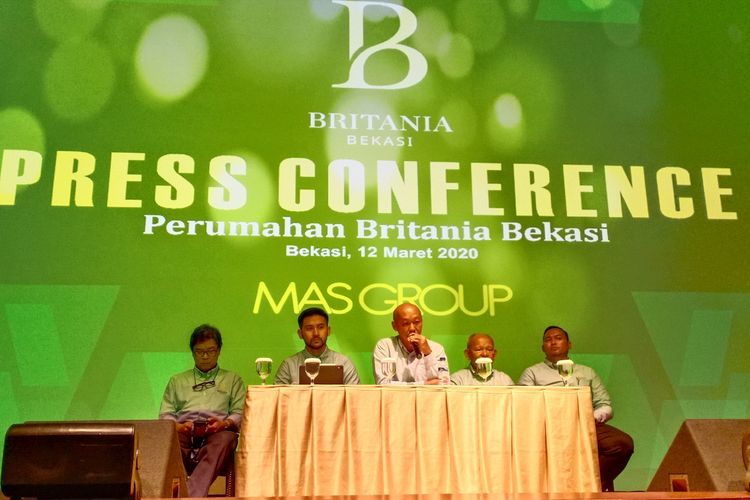 PT Mekar Agung Sejahtera melansir perumahan Britania Bekasi seluas 10 hektar, Kamis (12/3/2020).