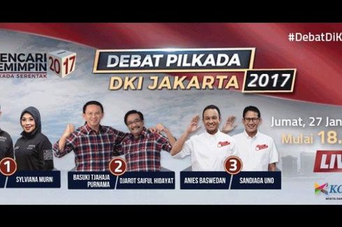Live Streaming Debat Kandidat Pilkada DKI Jakarta Ronde Kedua