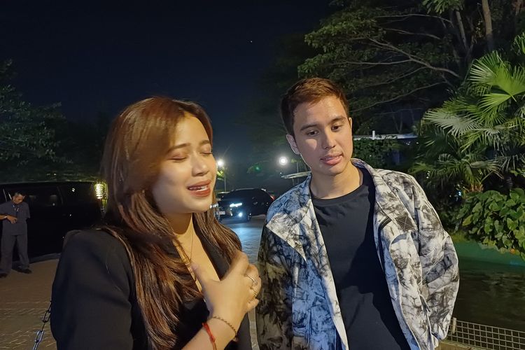 Brisia Jodie dan kekasihnya Anthonio di Bintaro, Tangerang Selatan, Selasa (12/9/2023).
