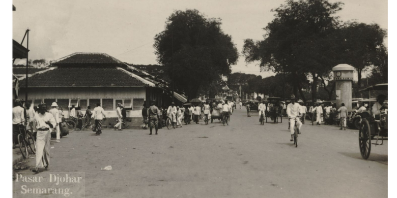 Foto Pasar Djohar tahun 1930