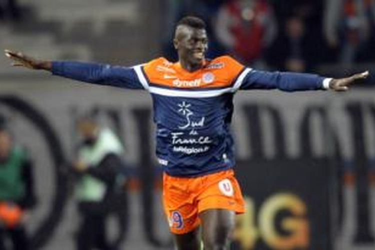 Striker AC Milan yang dipinjamkan ke Montpellier, M'Baye Niang.