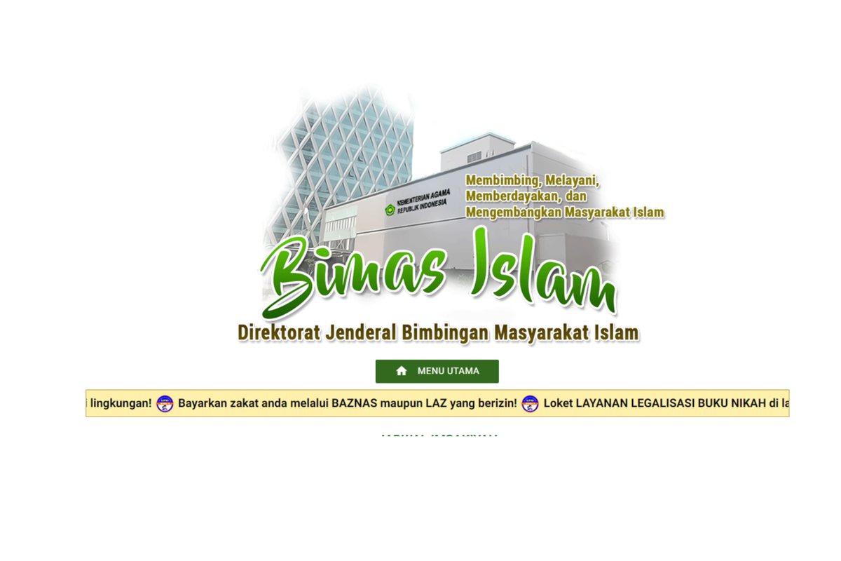 cara cek jadwal imsakiyah di link kemenag