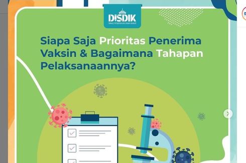 Daftar Prioritas Penerima Vaksin Covid-19 dan Tahap Pelaksanaan