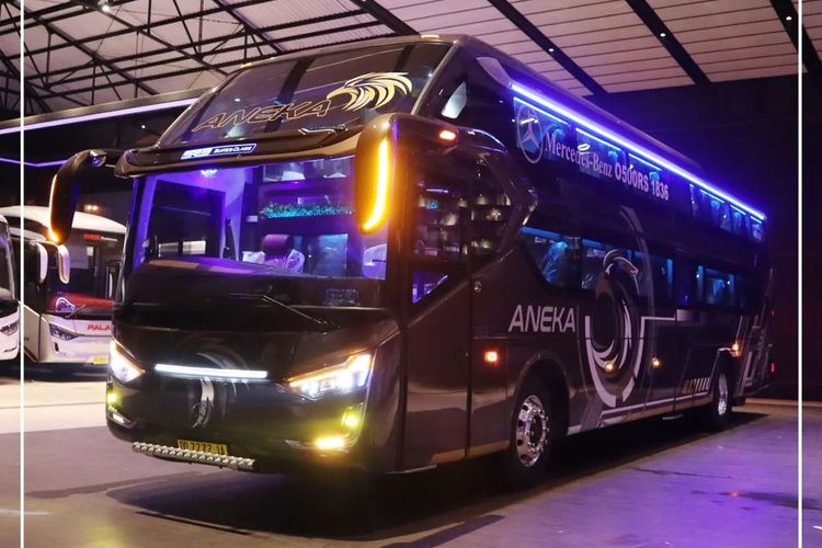 Bus baru PO Aneka Transport