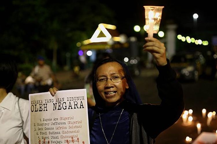 Lilin Suster Laurentina untuk Merry Utami yang Akan Dieksekusi Mati
