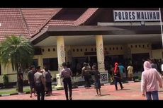 Polres Malinau Digeruduk Massa Bersenjata Tajam, Polisi Berlarian, Terdengar Suara Pecahan Kaca dan Teriakan 