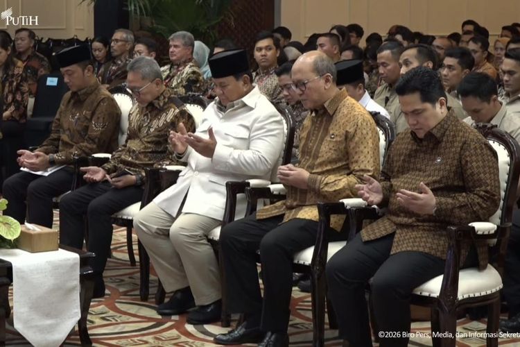 Prabowo Hadiri Tasyakuran HUT ke-1 Danantara
