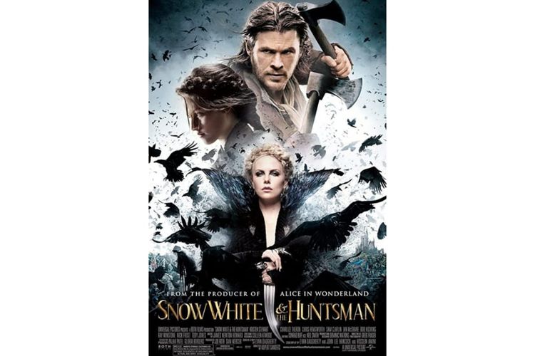 Snow White and The Huntsman merupakan film yang dibintangi Kristen Stewart dan Chris Hemsworth tahun 2012