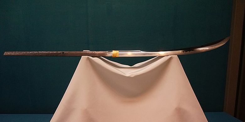 Naginata, senjata Jepang kuno. [Via Wikimedia Commons]
