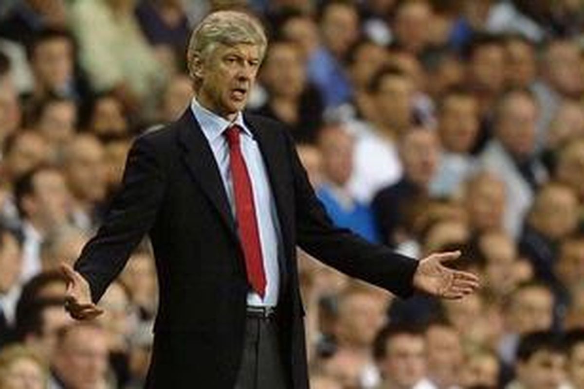 Pelatih Arsenal, Arsene Wenger.