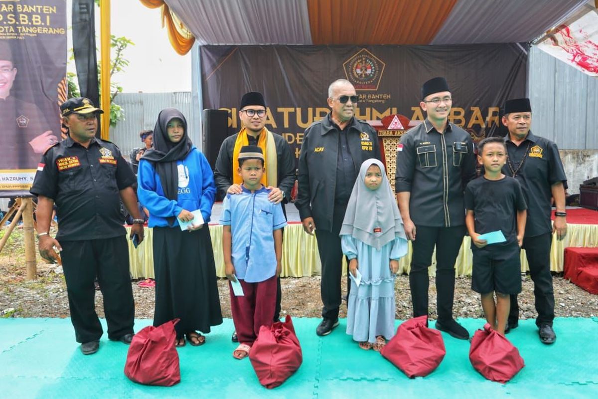  Wakil Wali Kota (Wawalkot) Tangerang Selatan (Tangsel) Pilar Saga Ichsan saat menghadiri silaturahmi Pendekar Banten Koordinator Daerah (Korda) II Kota Tangerang, Rabu (5/7/2023).
 