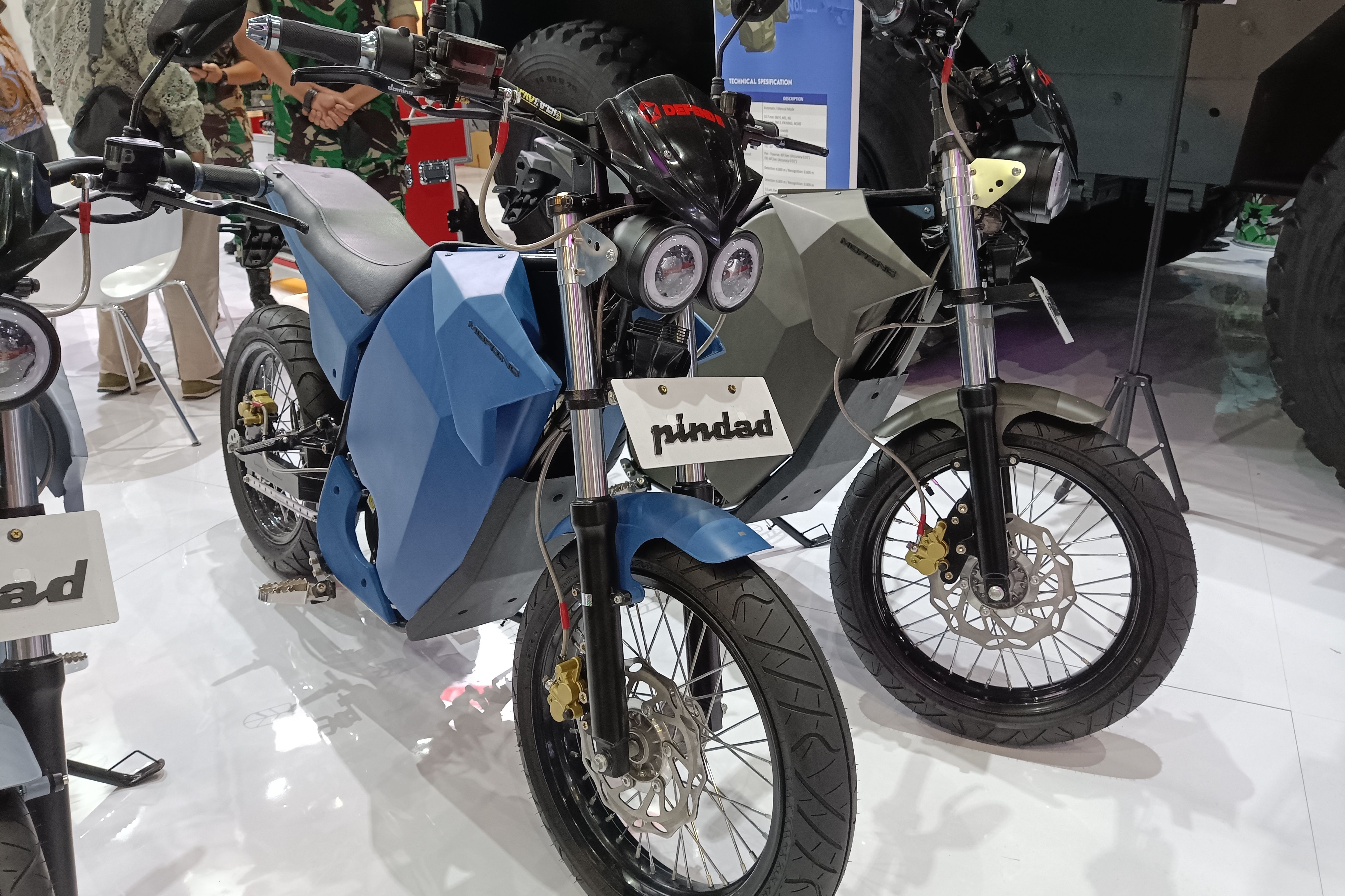 Spesifikasi Prototipe Motor Listrik Pindad Bernama Moto EV