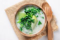 Resep Sayur Bobor Kangkung Tanpa Santan, Ganti dengan Susu Kedelai