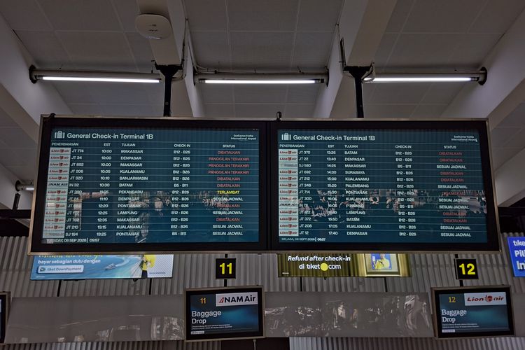 Bandara Soekarno-Hatta Kembali Beroperasi, Sejumlah Penerbangan Masih Status Dibatalkan