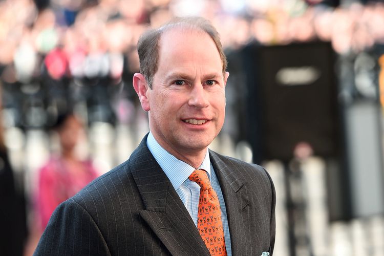 Putra bungsu Ratu Elizabeth II, Pangeran Edward Earl of Wessex, pada 2017.