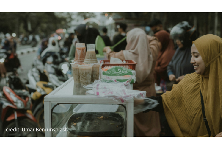 Penjual takjil Ramadhan 