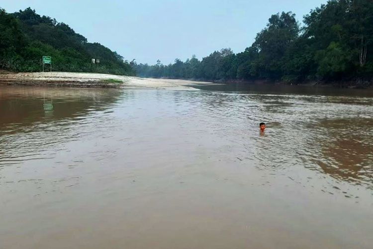 Daerah Aliran Sungai (DAS) Rungan teluk Pulau Kaja, Kecamatan Bukit Batu, Kota Palangka Raya, Kalimantan Tengah tempat tenggelamnya seorang mahasiswa dari Universitas Gajah Mada (UGM) bernama Ricky Dwi Hari Yanto. 