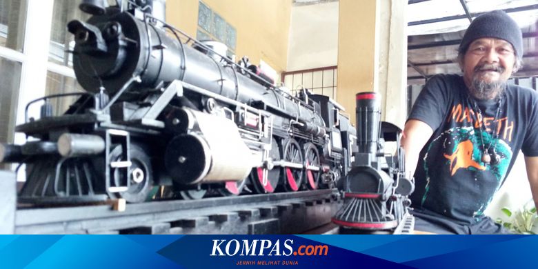 Andi Sutisna Sulap Limbah Sungai Cikapundung Jadi Miniatur Lokomotif Halaman All Kompas Com