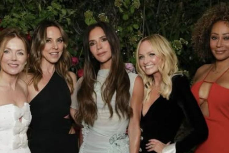Tanpa Victoria Beckham, Personel Spice Girls Kompak Hadir di Pernikahan Melanie C