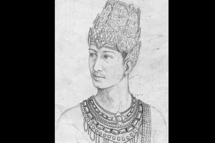 Ilustrasi Raja Hayam Wuruk. Raja pada masa kejayaan Kerajaan Majapahit. 
