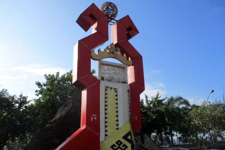 Tugu Nol Kilometer Sumatera di Menara Siger