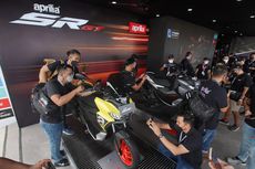 Skutik Terbaru Aprilia SR GT 200 Dikenalkan di Mandalika