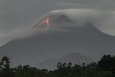 Kubah Kawah Gunung Merapi Meninggi, Sudah 45 Meter