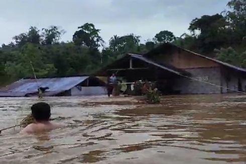 Minahasa Diterjang Banjir, 300 Rumah Terdampak, Warga Direlokasi ke Gedung Sekolah
