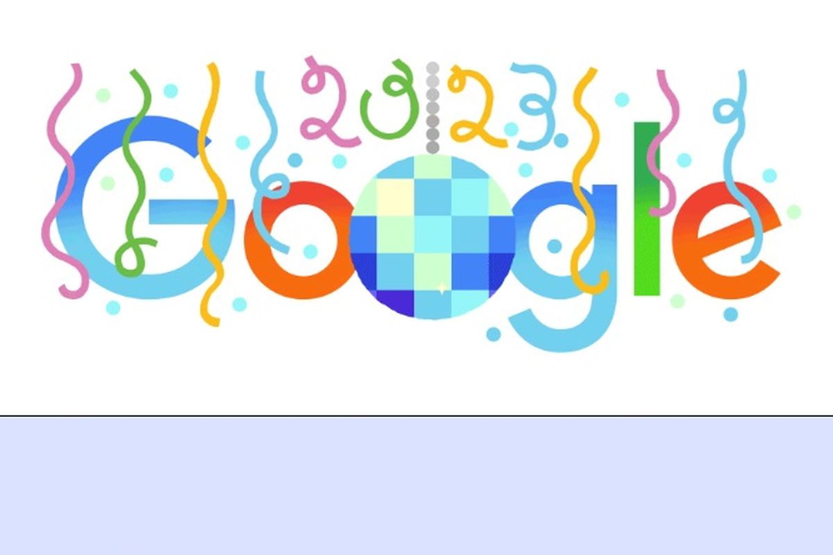 Halaman utama Google.com dan Google.co.id tampil berbeda hari ini, Minggu (31/12/2023). Google menampilkan Doodle khusus merayakan tahun baru. 