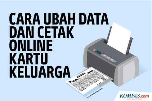 INFOGRAFIK: Cara Ubah Data dan Cetak Online Kartu Keluarga