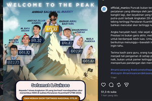 7 Siswa MAN IC Serpong Raih Skor 1000 UTBK 2026, Lolos UI, ITB, ITS