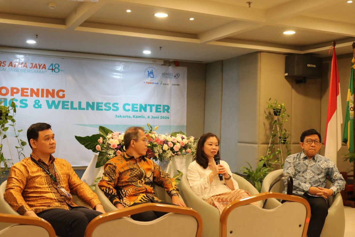 Peresmian layanan kesehatan lansia terpadu, Atma Jaya Geriatrics & Wellness Centre, pada 6 Juni 2024.

