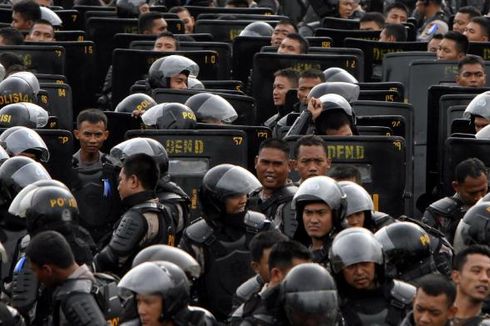 1.167 Personel Gabungan TNI, Polisi dan Satpol PP Amankan Kampanye Jokowi di Kupang