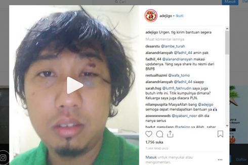 Selamat dari Tsunami Banten, Komedian Ade Jigo Minta bantuan
