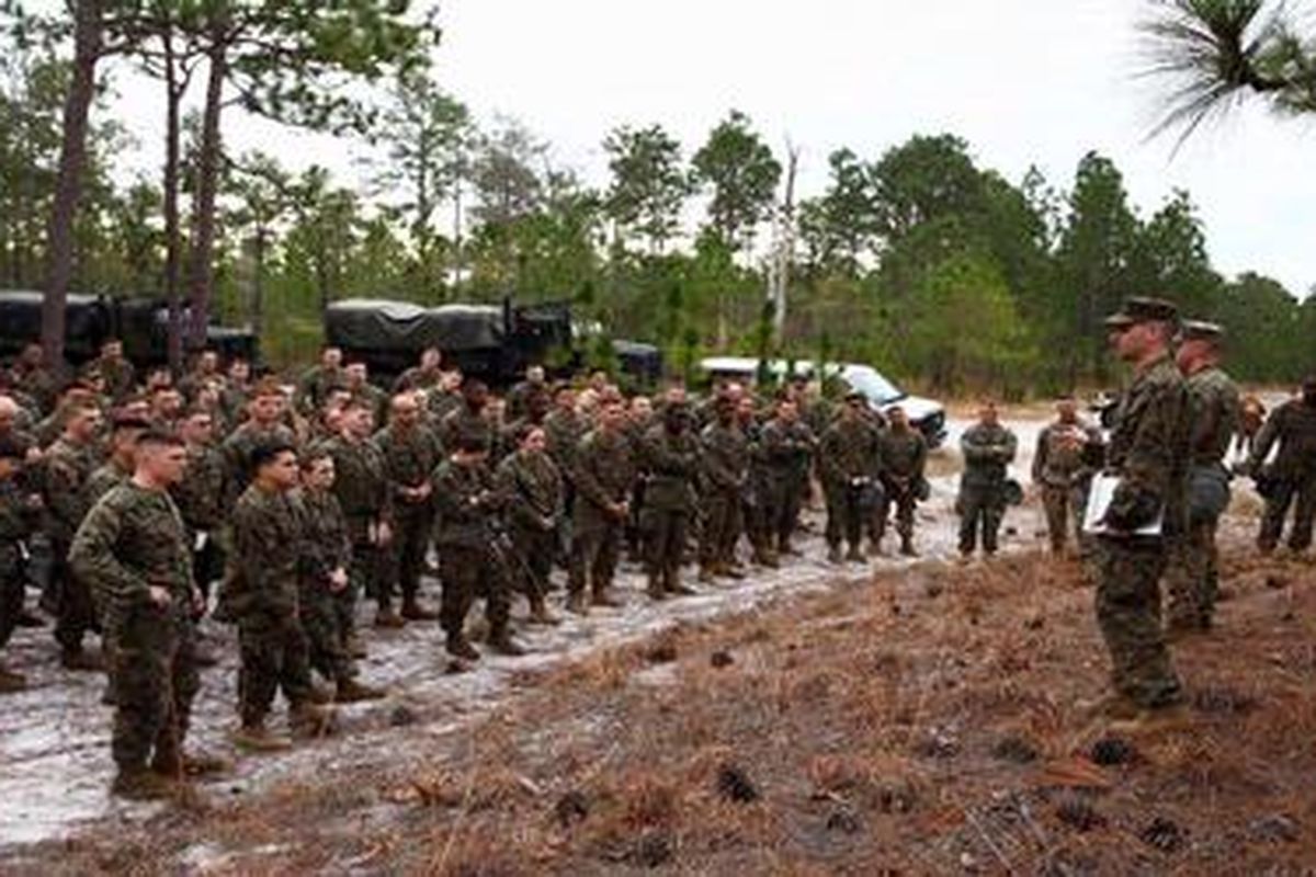 Prajurit Korps Marinir AS    