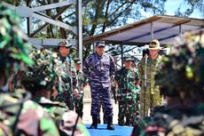 KSAL Pimpin Serbuan Amfibi yang Disaksikan Langsung Panglima TNI