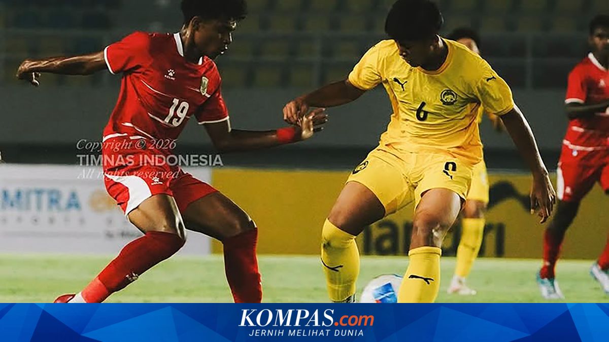Hasil Timnas U17 Indonesia vs Malaysia 1-1, Debut David Nascimento Banyak Pelajaran