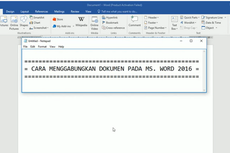 Cara Menggabungkan Dokumen pada Microsoft Word